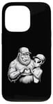 Coque pour iPhone 13 Pro Funny Cryptid Bigfoot Alien Love Valentine Monster Femme Homme