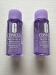 2x CLINIQUE Take The Day Off Make-Up Remover for Lids, Lashes & Lips 50ml