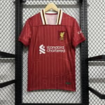 Liverpool F.C. Kortärmad Fotbollströja Säsong 2425 - Snabbtorkande, Andningsbar Sportkläder Hemma Home L