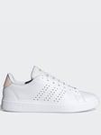 adidas Sportswear Women's Advantage 2.0 Trainers - White/Red, White, Size 4, Women