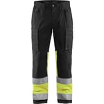 High-vis byxor svart/gul D104