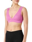 Sloggi Women's ZERO Feel Flow Bralette Bustier, FLASH PINK, S