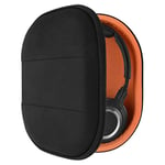 Geekria Shield Étui compatible avec les écouteurs Sennheiser HD 239, HD 238, HD 229, HD 228, HD 220, HD 219, coque rigide de protection de remplacement, sac de transport avec rangement de câble (noir)