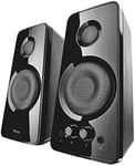 Trust 21560 36 W Tytan 2.0 PC Speakers for Computer and Laptop, USB Powered, Bl