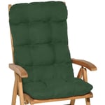 Beautissu - Matelas Coussin pour chaise fauteuil de jardin Flair hl Vert foncé