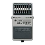 Pédale Bass Equalizer GEB-7 BOSS, une pédale d'EQ 7 bandes créée pour les fréquences des basses électriques