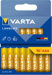 Varta Longlife Power AAA batteri 7042381 16-pack (gula)