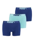 Puma Sueded Cotton Boxer 3-pack Blue - XXL