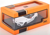 TOYOTA SUPRA GR 2020 WHITE IXO CLC509N 1:43 DIE CAST METAL WEISS BLANC