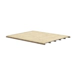 Plancher bois naturel pour Abri de jardin Blooma Belaïa de surface intérieure de 8,9m²