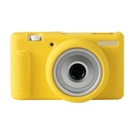 Étui en silicone pour appareil photo pour Sony ZV-1F/ZV1 M2 Soft Silicone Skin Protective Body Cover - Type Yellow