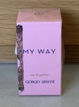 Giorgio Armani My Way 50ml EDP Spray - NEW, SEALED & DAMAGED BOX