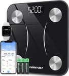 Bluetooth Body Fat Scales,  Smart Digital Bathroom Weight Weighing Scales for Bo