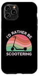 iPhone 11 Pro Scooter Electric Retro Vintage Street Stunt E-Scooter Tricks Case