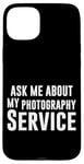 iPhone 15 Plus Ask Me About My Photography Service Photographer Inquiry Case