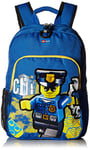 LEGO Sac à dos de ville unisexe pour enfant, bleu, Taille unique, City Police Heritage Sac à dos classique