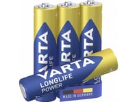 Varta Aaa-Batteri Longlife Lr03 Alkali-Mangan 1200 Mah 1.5 V 4 Stk