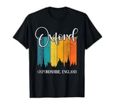 Oxford Skyline Vintage Sunset English Souvenir Great Britain T-Shirt