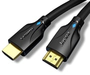 8K HDMI 2.1 Cable 1M,JASOZ High Speed 48Gbps 10K@60Hz,8K@60Hz, 4K@120Hz, HDCP 2.2, Dynamic HDR, Dolby Vision, eARC Compatible with Apple TV,Samsung QLED TV,3D-Xbox,PS4