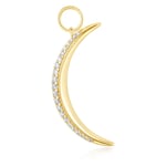 ANIA HAIE GOLD MOON PAVE EARRINGS CHARM EC060-01G