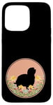 Coque pour iPhone 15 Pro Max Coton De Tulear - Chien Maman Papa Floral Fleur Mignon Jolie