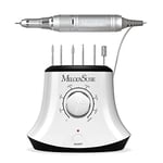 MELODYSUSIE Scarlet Nail Drill 30000RPM, Professional Low Noise, Low Vibration, Electric Nail Files, Nail Drill for Acrylic Nails and Gel Nails, Electronic equipment, UK (White)