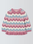 John Lewis Baby Wave Crochet Jumper