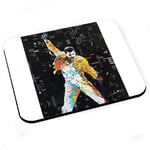 Tapis de souris Freddie mercury collage de magazines de mode pop-art