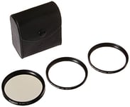 Fotodiox Kit de Filtre UV, polarisant Circulaire, diffuseur Doux, 58 mm pour objectifs d'appareil Photo Canon, Nikon, Sony, Olympus, Pentax, Panasonic.