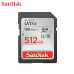 SanDisk Ultra 512GB SDXC Class 10 UHS-I SD Memory Card for Camera 150MB/s