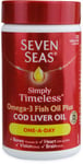 Seven Seas Cod Liver Oil One-A-Day 120 Capsules X 1