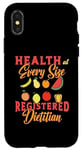 iPhone X/XS Health At Every Size Loves Dietitian Nutritionist Dietitian Case