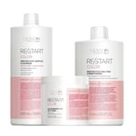 REVLON PROFESSIONAL Kit Restart Color shampoo 1000ml + mask 500 + Baume 750ml