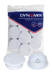 DYNAMIX 60mm Round Desk Grommet. Easily &amp; Neatly Store your Power, Communication, Audio, Video, Computer &amp; Data Cables. Perfect for Installation in Desks, Workstations etc. White Colour. 10 Pack. (p/n: CG60WH-10)