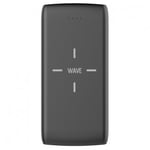 Wave QiPower powerbank, 10 000 mAh, svart