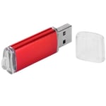 USB-muistitikku läpinäkyvä kansi Punainen Kannettava Memory Stick PC Tablet 2GB:lle