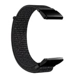 Nylonarmband Garmin Fenix 5/5 Plus svart