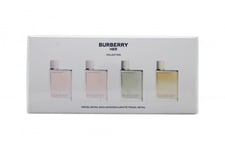 BURBERRY MINIATURE GIFT SET 2 X 5ML BURBERRY EDP + 5ML BURBERRY HER EDT + 5ML BU