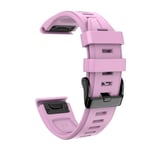Eariy Silicone Replacement Strap Compatible with Garmin Fenix 6S / 6Spro, Quick Release Watch Strap, Light and Comfortable, Multiple Colours, pink