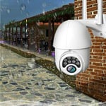 Dayplus - Caméra de surveillance ptz WiFi extérieure, caméra ip 1080P WiFi extérieure avec audio bidirectionnel, détecteur de mouvement humain,