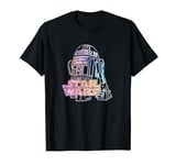 Star Wars R2-D2 Neon Line Portrait & Classic Logo T-Shirt