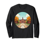 Cool Schoolyard for back to school lovers and books fans Long Sleeve T-Shirt