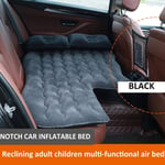 HKVML Air Mattress For Home Inflatable Car Air Mattress With Pump Flocking Double Protection Camping Accessories For Car Truck SUV,Black