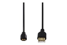 Hama - USB-kabel - USB til Micro-USB Type B - 75 cm