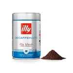 illy Coffee, Decaffeinated Ground Coffee, Medium Roast, 100% Arabica Coffee, 250g