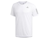 adidas Men's Own the Run T shirt, White, L UK