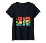 Womens True Crime Detective Couch Division V-Neck T-Shirt