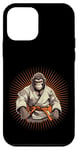 Coque pour iPhone 12 mini Karaté Judo Singe Chimpanzé Arts martiaux