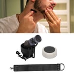 Beard Trimming Set Foaming Bowl Brush Stand Sharpening Cloth Grooming C SG5