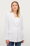 Gina Tricot - Kavaj Linen Blend Blazer - Vit